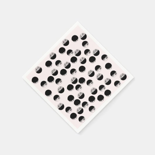 Mondphasen-Papierservietten Serviette (Ecke)