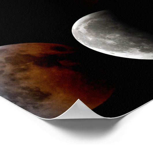 Mondphasen Poster (Ecke)