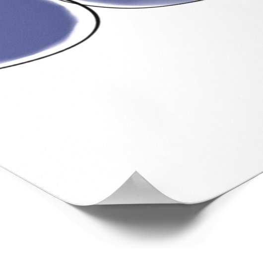 Mondphasen Poster (Ecke)