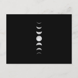 Mondphasen Postkarte