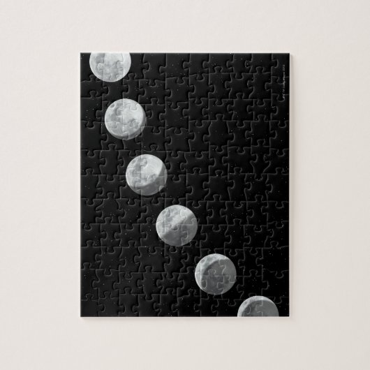 Mondphasen Puzzle (Vertikal)