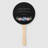 Mondphasen Rosen Blumenrosen Metaphysische Hochzei Fächer (Vorderseite)