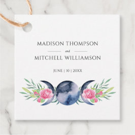 Mondphasen Rosen Blumenrosen Metaphysische Hochzei Geschenkanhänger