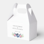 Mondphasen Rosen Blumenrosen Metaphysische Hochzei Geschenkschachtel (Rückseite)