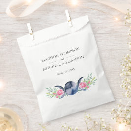 Mondphasen Rosen Blumenrosen Metaphysische Hochzei Geschenktütchen