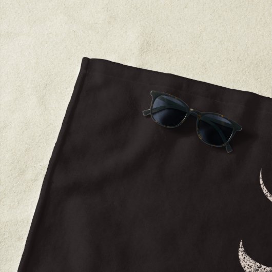 Mondphasen Strandtuch (Beispiel)