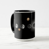 Mondphasen Tasse (Vorderseite Links)