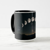 Mondphasen Tasse (Vorderseite Links)