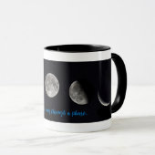 Mondphasen-Tasse Tasse (VorderseiteRechts)