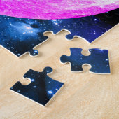 Mondphasen und glühende Sterne des Universums, Vs  Puzzle (Seite)