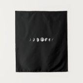 Mondphasen wandteppich (Vorderseite)