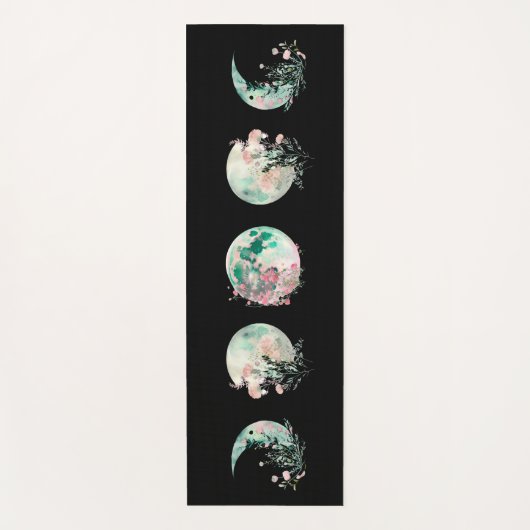 Mondphasen Yogamatte (Vorderseite)