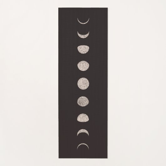 Mondphasen Yogamatte (Vorderseite)
