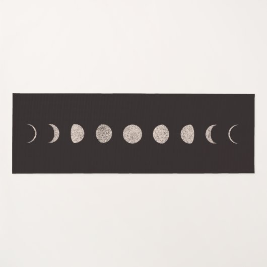 Mondphasen Yogamatte (Vorderseite (Horizontal))