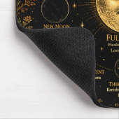 Mondphasen-Zauberführer Mousepad (Ecke)