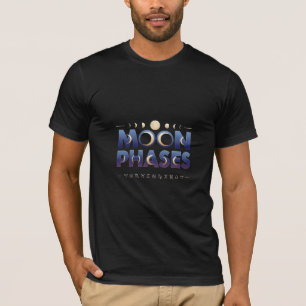 Mondphasen Zodiac Astrologie Kunst T-Shirt