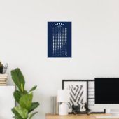 Mondphasen-Zyklen 2026 Minimalistischer Kalender Poster (Heimbüro)