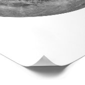 Mondplakat, Mondwand, Vollmond-Poster Poster (Ecke)