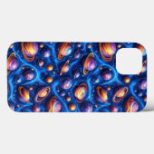 Mondplaneten-Galaxie Case-Mate iPhone Hülle (Rückseite (Horizontal))