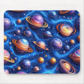 Mondplaneten-Galaxie Mousepad (Vorne)