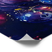 Mondplaneten-Galaxie Poster (Ecke)