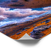 Mondplaneten-Galaxie Poster (Ecke)