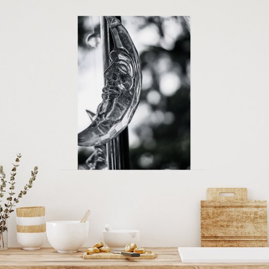 Mondposter Poster (Küche)