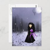 Mondpostkarte Postkarte (Vorne/Hinten)