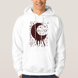 Mondpunk Tropfen punk Hoodie