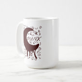 Mondpunk Tropfen punk Kaffeetasse (Vorderseite Links)