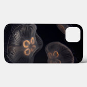 Mondqualle schwimmen Case-Mate iPhone hülle (Rückseite (Horizontal))
