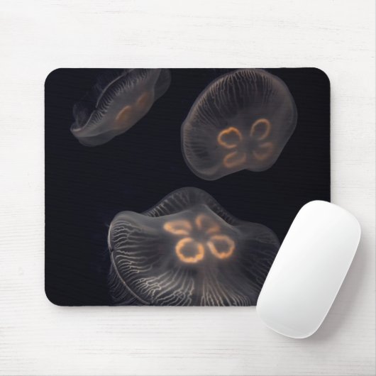 Mondqualle schwimmen mousepad (Mit Mouse)