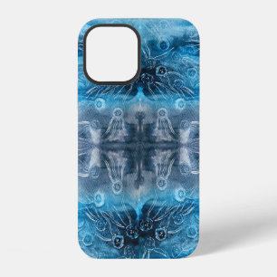 Mondquallen-Batikdruck iPhone 12 Hülle