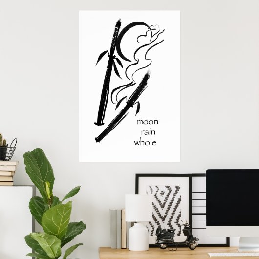 Mondregen Poster (Heimbüro)