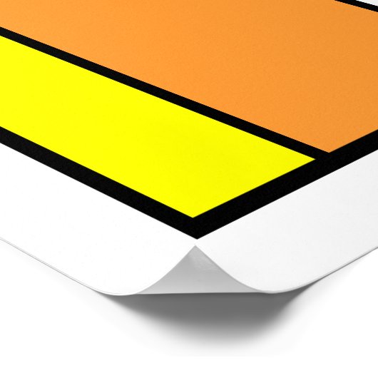 Mondrian #10 poster (Ecke)