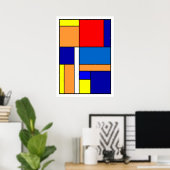 Mondrian #10 poster (Heimbüro)