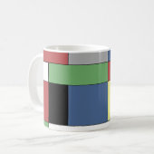 Mondrian #11 kaffeetasse (Vorderseite Links)