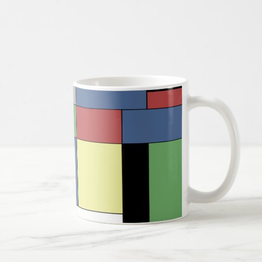 Mondrian #11 kaffeetasse (Rechts)