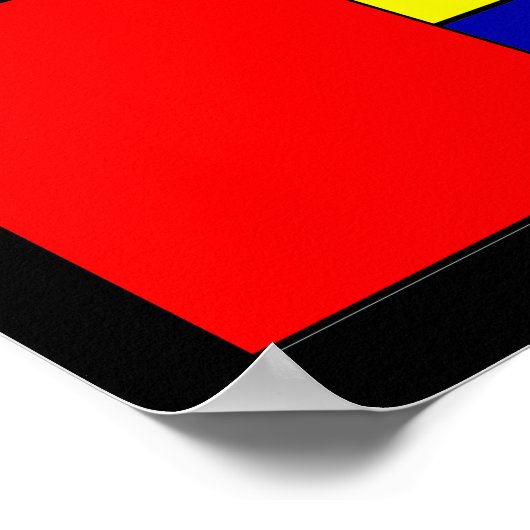 Mondrian #11 poster (Ecke)