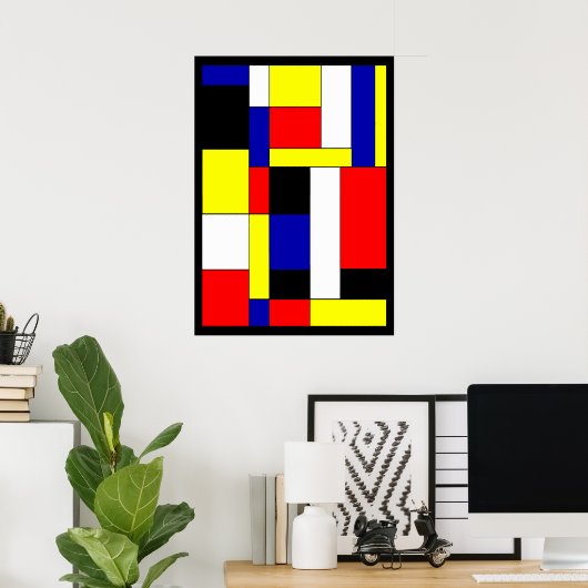 Mondrian #11 poster (Heimbüro)