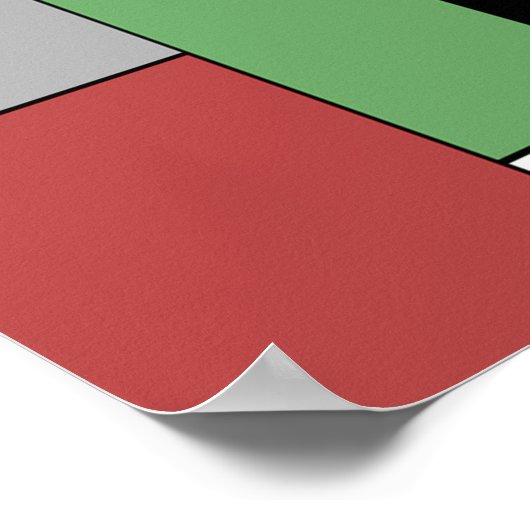 Mondrian #11 poster (Ecke)