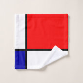 Mondrian 1 badhandtuch set (Waschlappen)