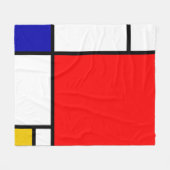 Mondrian 1 fleecedecke (Vorderseite (Horizontal))