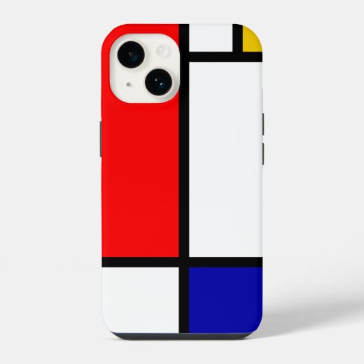 Mondrian 1 iPhone hülle (Rückseite)