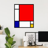 Mondrian 1 poster (Heimbüro)