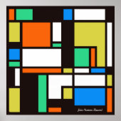 Mondrian 1 poster (Vorne)