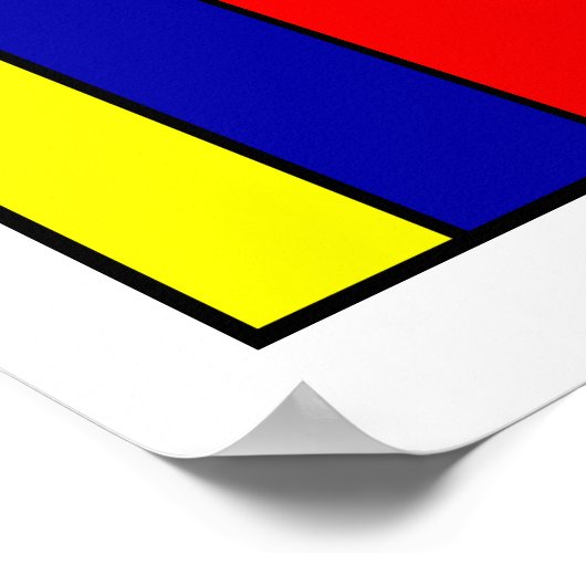 Mondrian #1 poster (Ecke)