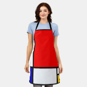 Mondrian 1 schürze (Getragen)