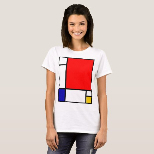 Mondrian 1 T-Shirt (Vorne ganz)