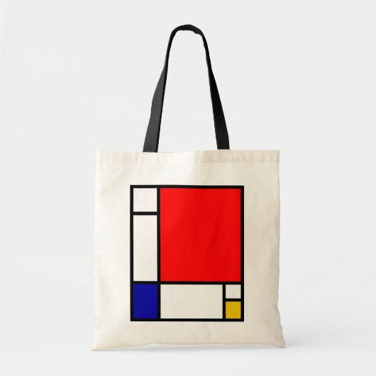 Mondrian 1 tragetasche (Vorne)